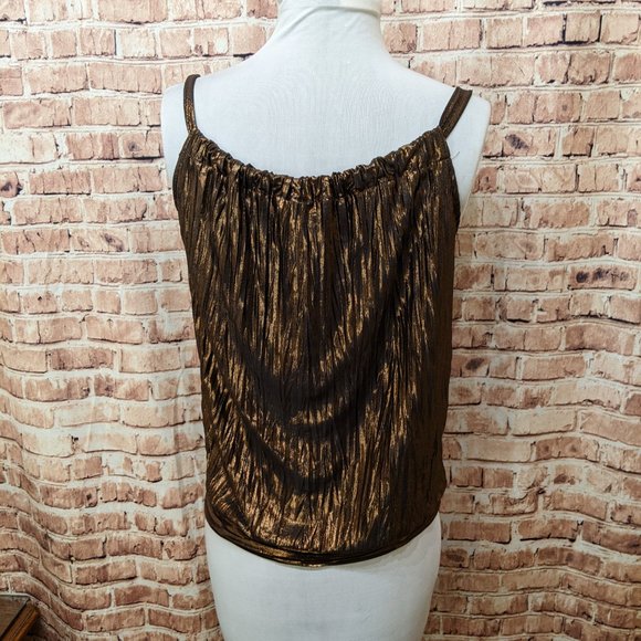 H&M Halter Tank Top Shimmery Size Small - Picture 4 of 10